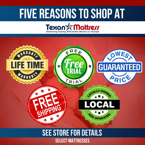 The five reasons to shop the 1 rated mattress store in Magnolia, Texas