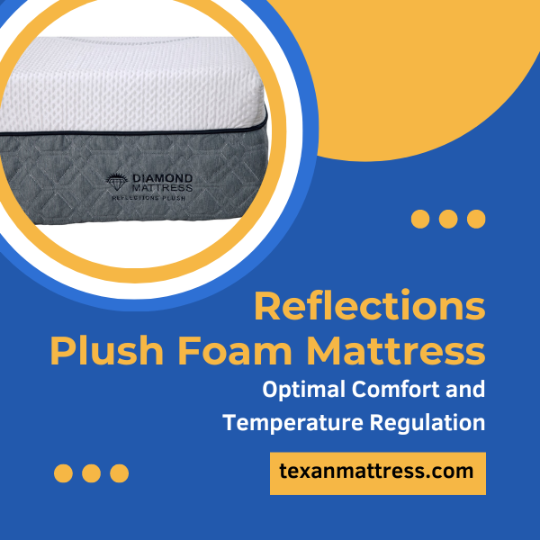 The Reflections Plush Foam Mattress Optimal Comfort and Temperature R