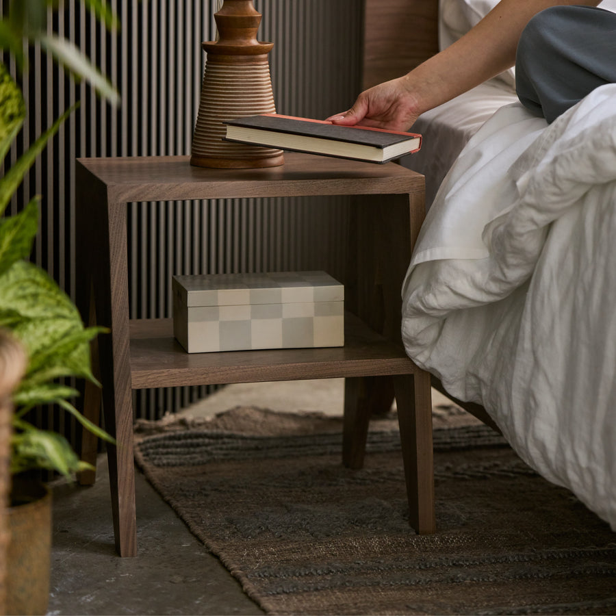 Avocado City Nightstand in solid wood