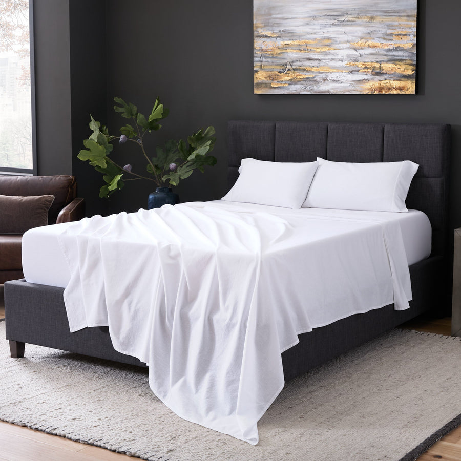 Malouf Linen-Blend Sheet Set — manufacturer product view