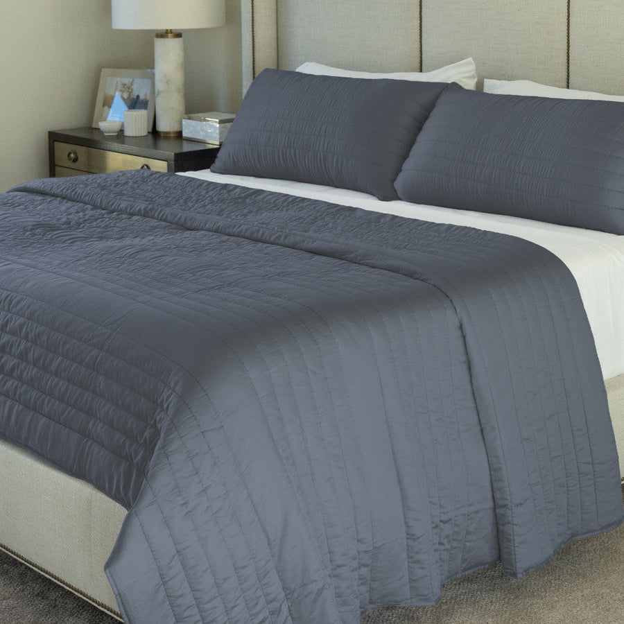 Cariloha Striped Stitch Quilt Set
