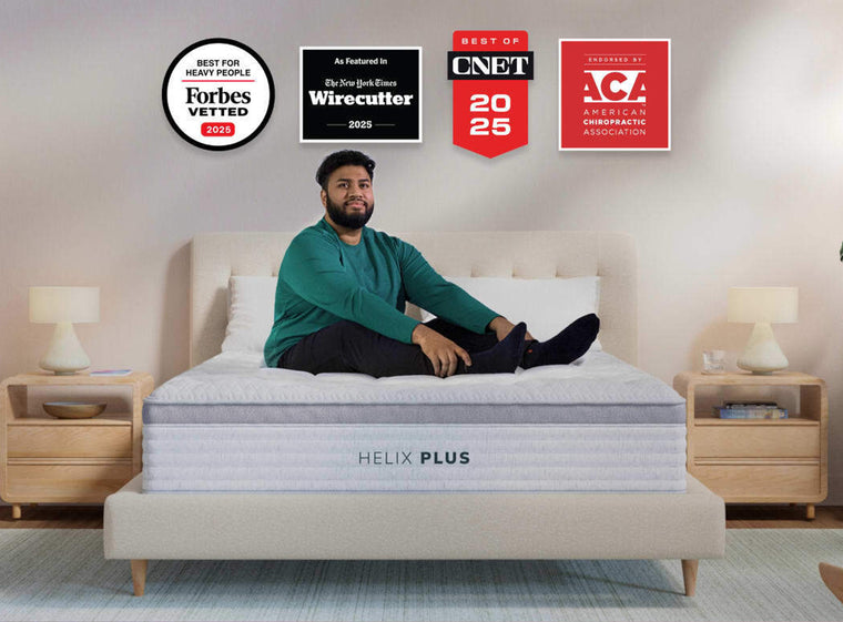 Helix Plus mattress available to try at Texan Mattress Magnolia
