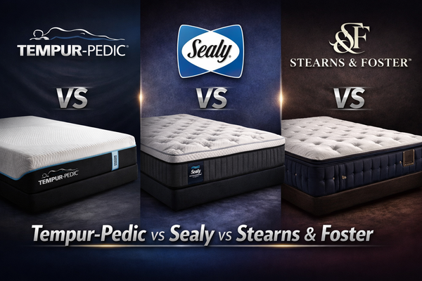 Tempur-Pedic vs Sealy vs Stearns & Foster | Texan Mattress