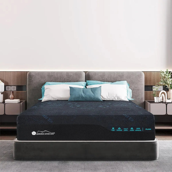 Presidential 14″ Lux SilkFoam Technology Pocket Coil Plush Mattress By Americanstar
