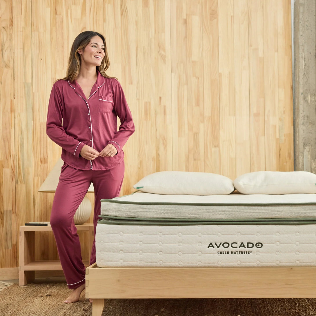 Organic box-top mattress with Pure Talalay latex