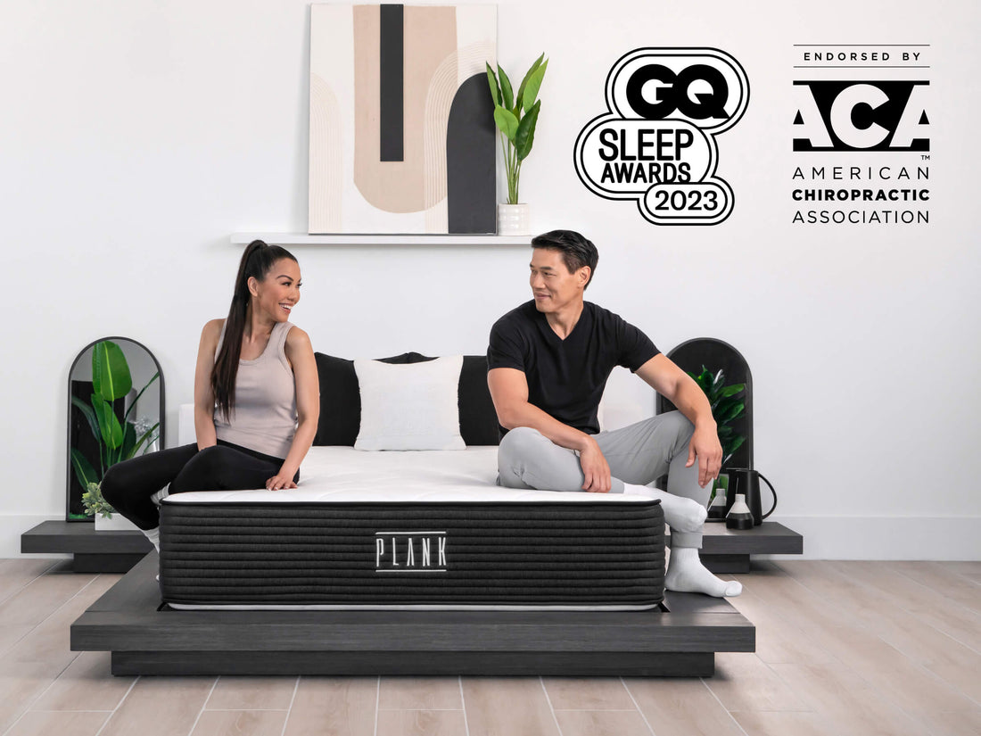 Brooklyn Bedding Plank Firm Luxe flippable hybrid mattress