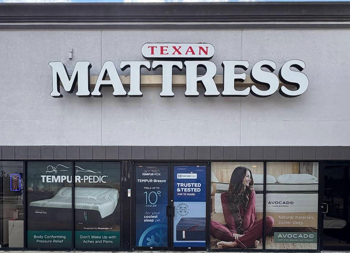 Texan Mattress Magnolia showroom on FM 2978