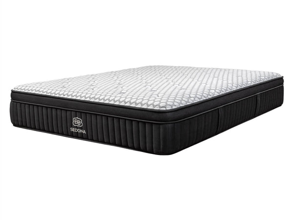 Brooklyn Bedding Sedona Hybrid Mattress – angled product view