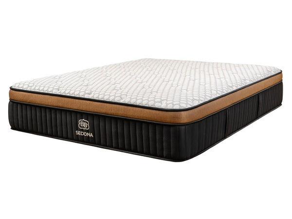 Brooklyn Bedding Sedona LX Latex Hybrid Mattress – angled product view