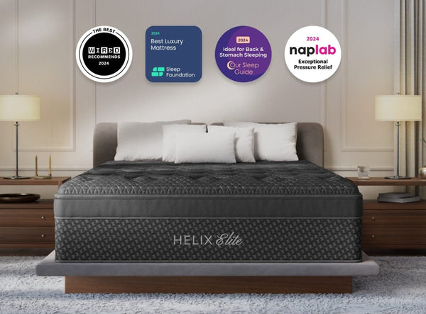Helix Dusk Elite medium-firm mattress at Texan Mattress