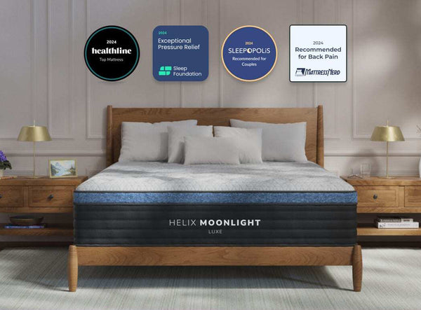 Helix Moonlight Luxe ultra plush pillow top mattress at Texan Mattress