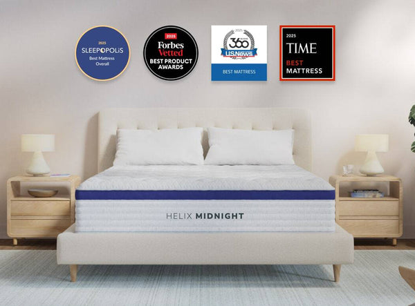 Helix Midnight medium hybrid mattress at Texan Mattress Magnolia TX