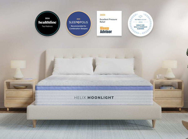 Helix Moonlight plush hybrid mattress at Texan Mattress Magnolia TX