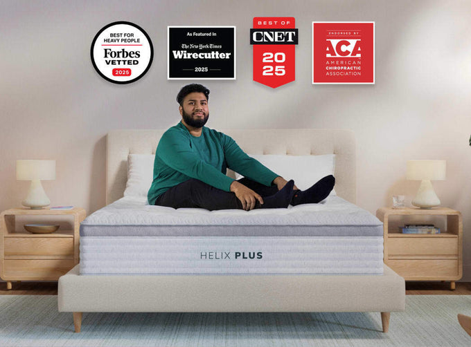 Helix Plus mattress for big and tall sleepers at Texan Mattress
