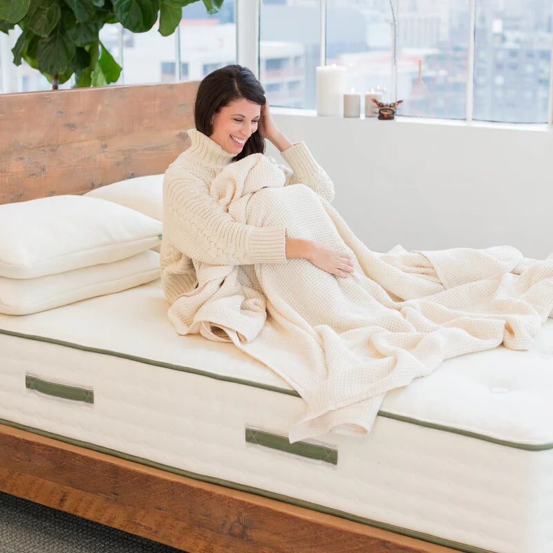 Comfortable sleeper relaxing on a premium mattress